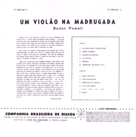 1961 - Um Violão na Madrugada