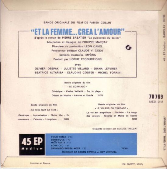 1964 - ...et la Femme..Créa L'amour