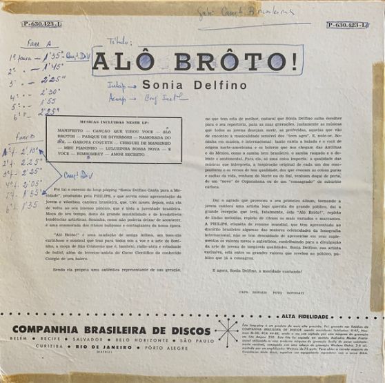 1961 - Sônia Delfino - Alô Brôto!