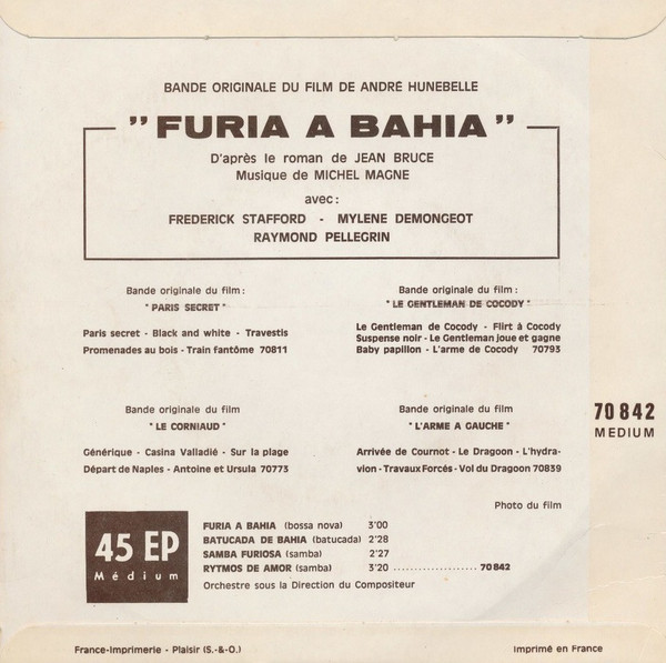 1965 - Michel Magne - Furia à Bahia