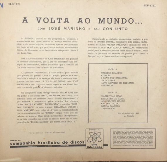 1957 - José Marinho e Seu Conjunto