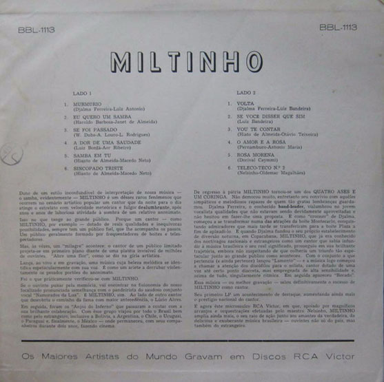 1960 - Miltinho - Miltinho