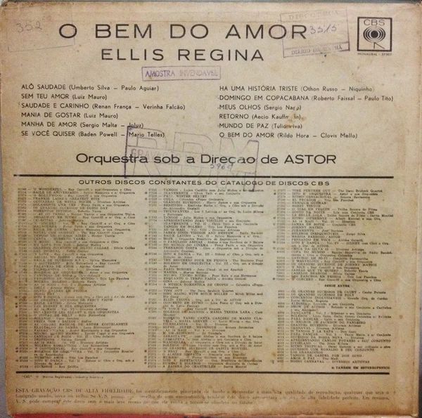 1963 - Elis Regina – O Bem Do Amor