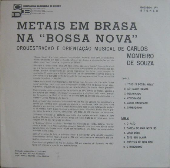 1963 - Metais Em Brasa Na Bossa Nova